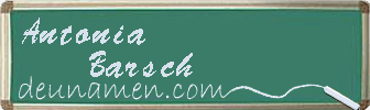 Antonia Barsch Visitenkarte